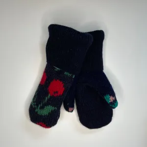 Kids Mittens S/M - Blue, Red & Green - 267