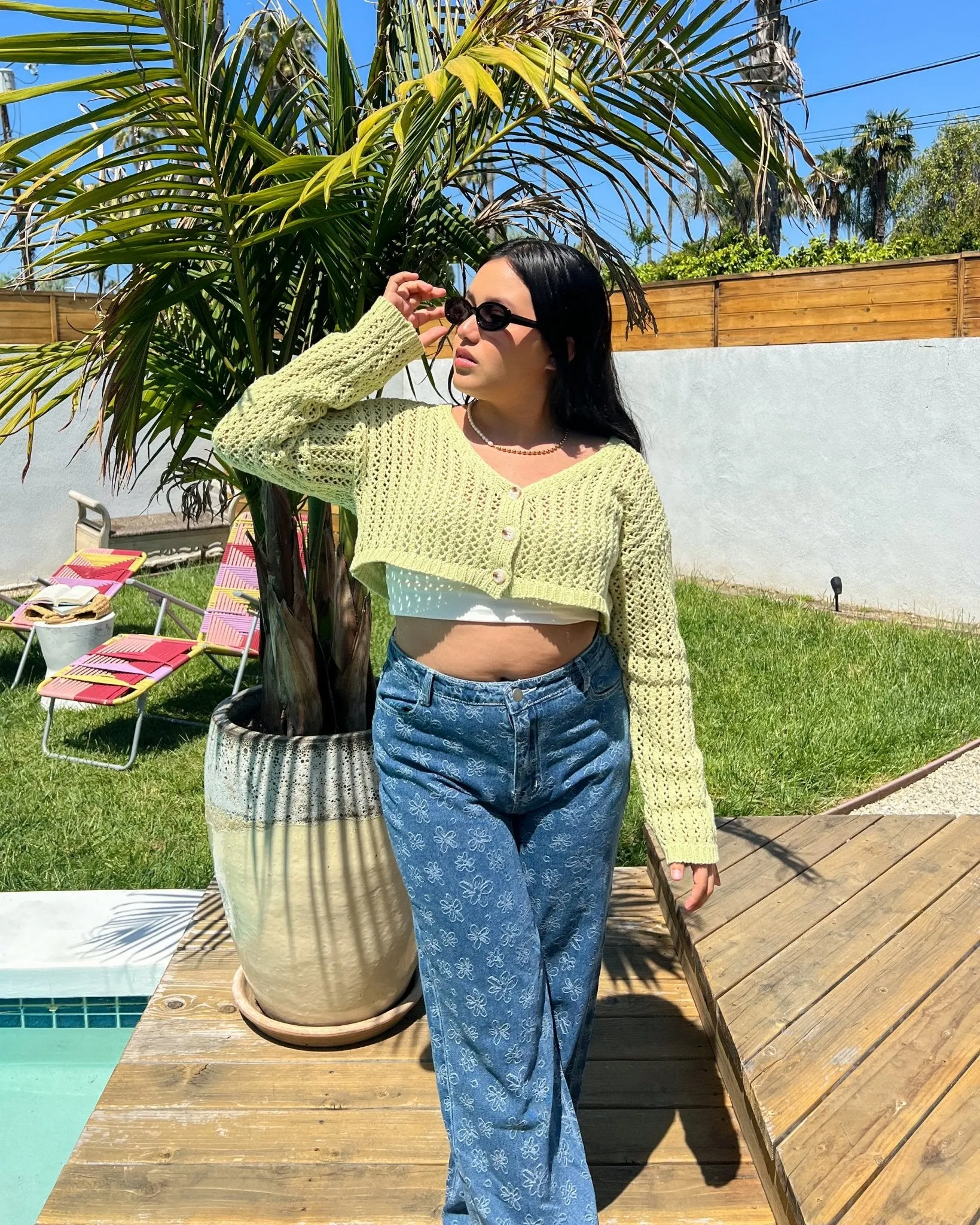 Kiwi Lime Knit Cardigan