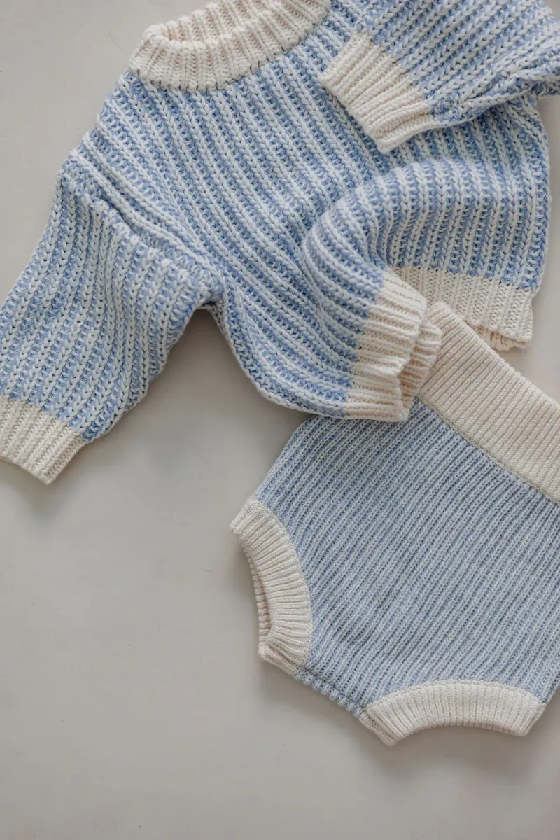 Knit Sweater - Tide