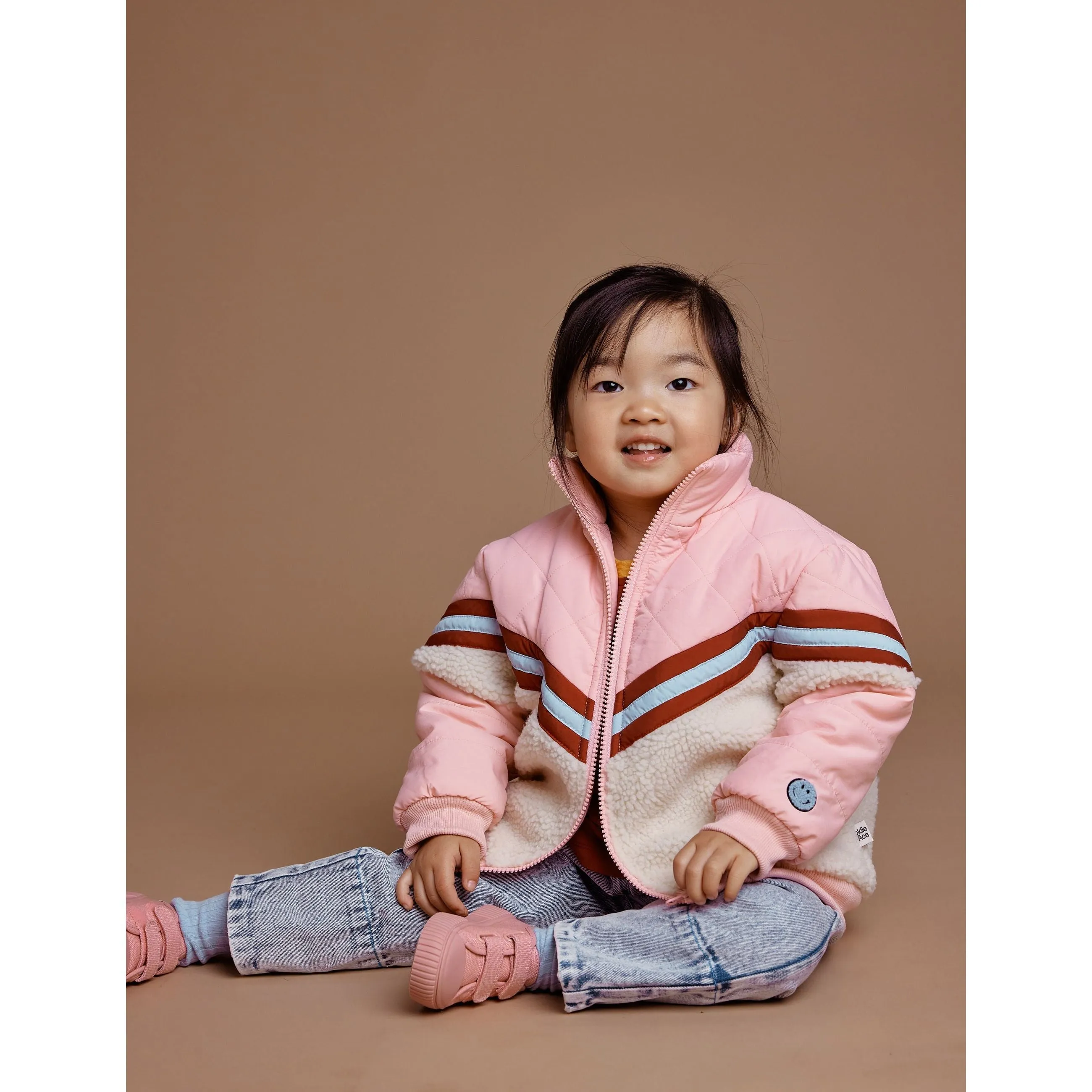 Kobe Shearling Jacket - Tulip Pink