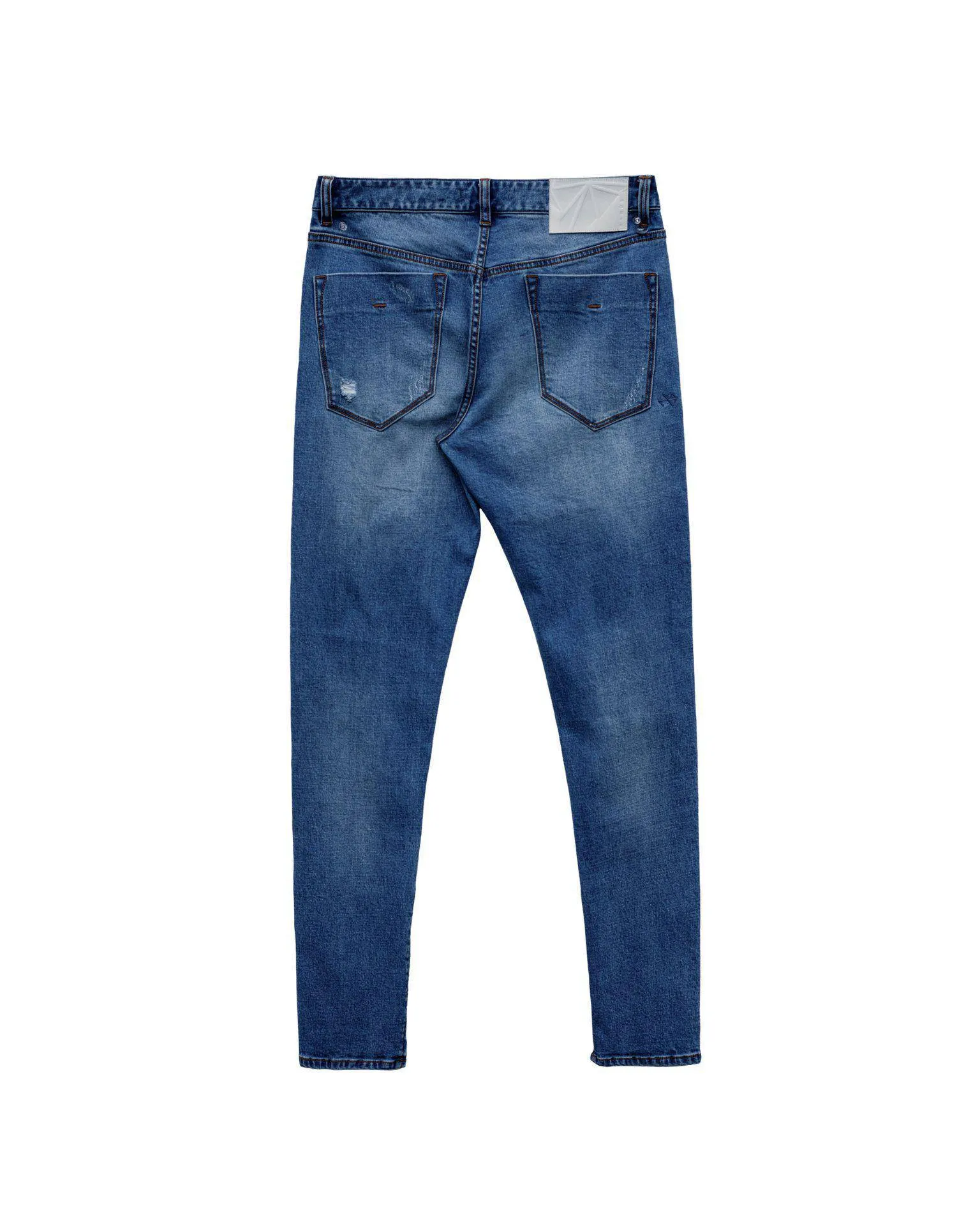 Konus Men's Rip and Repair Slim Fit Denim