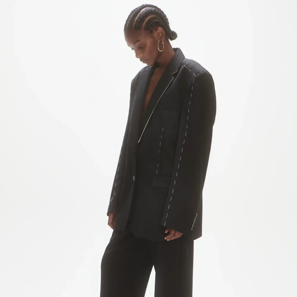 Les Coyotes De Paris Oversized Blazer Noir