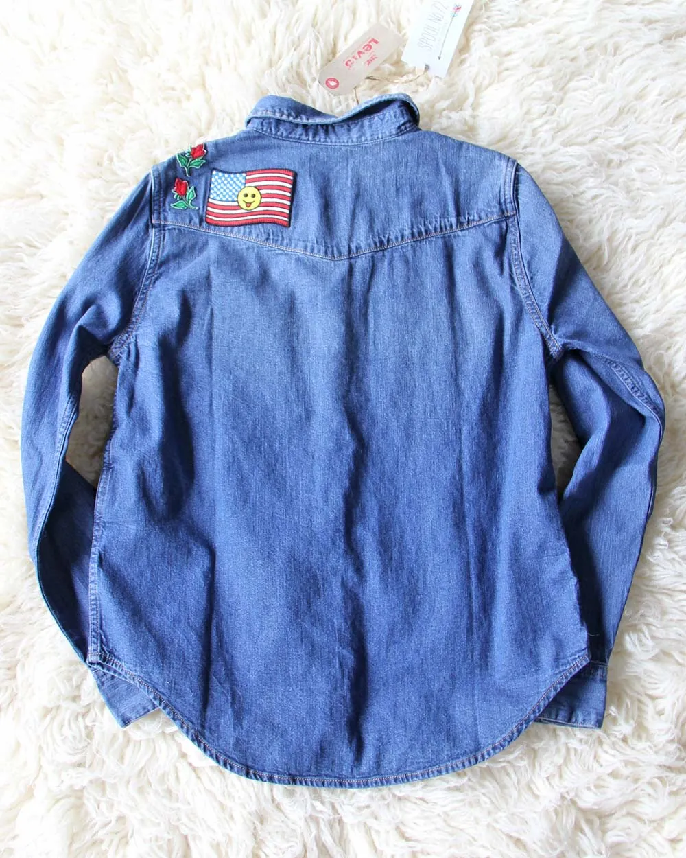 Levi's Patched Denim Top