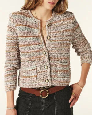 Long-Sleeve Cardigan Guspa