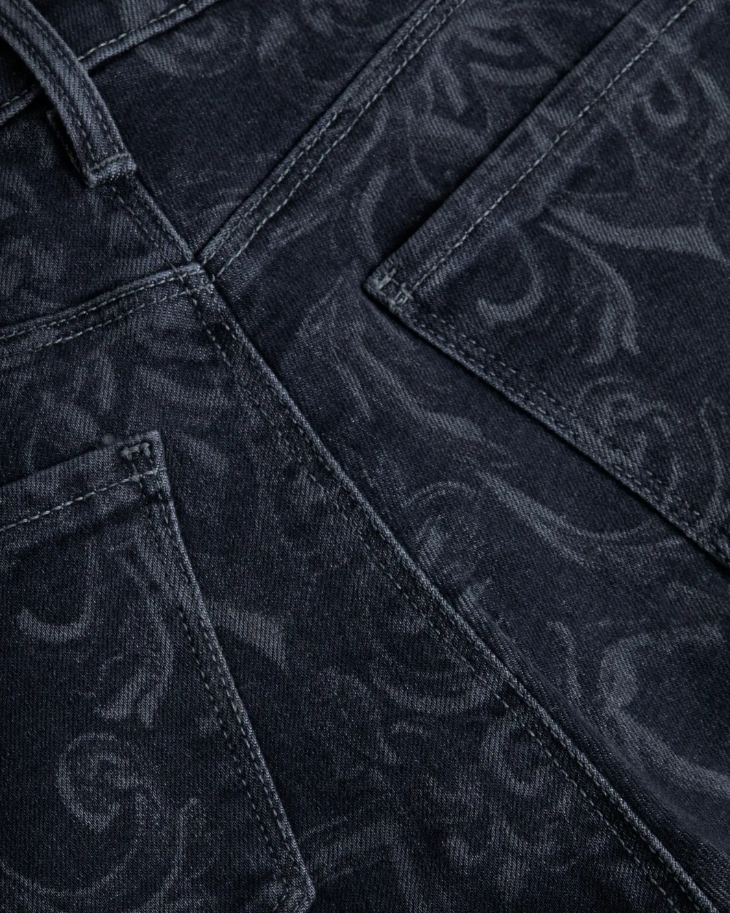MARTY HIGH RISE FLARE IN GREY MEDITERRANEAN