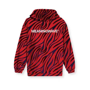 Meaningwave Rick James Neon Zebra Kid's Hoodie
