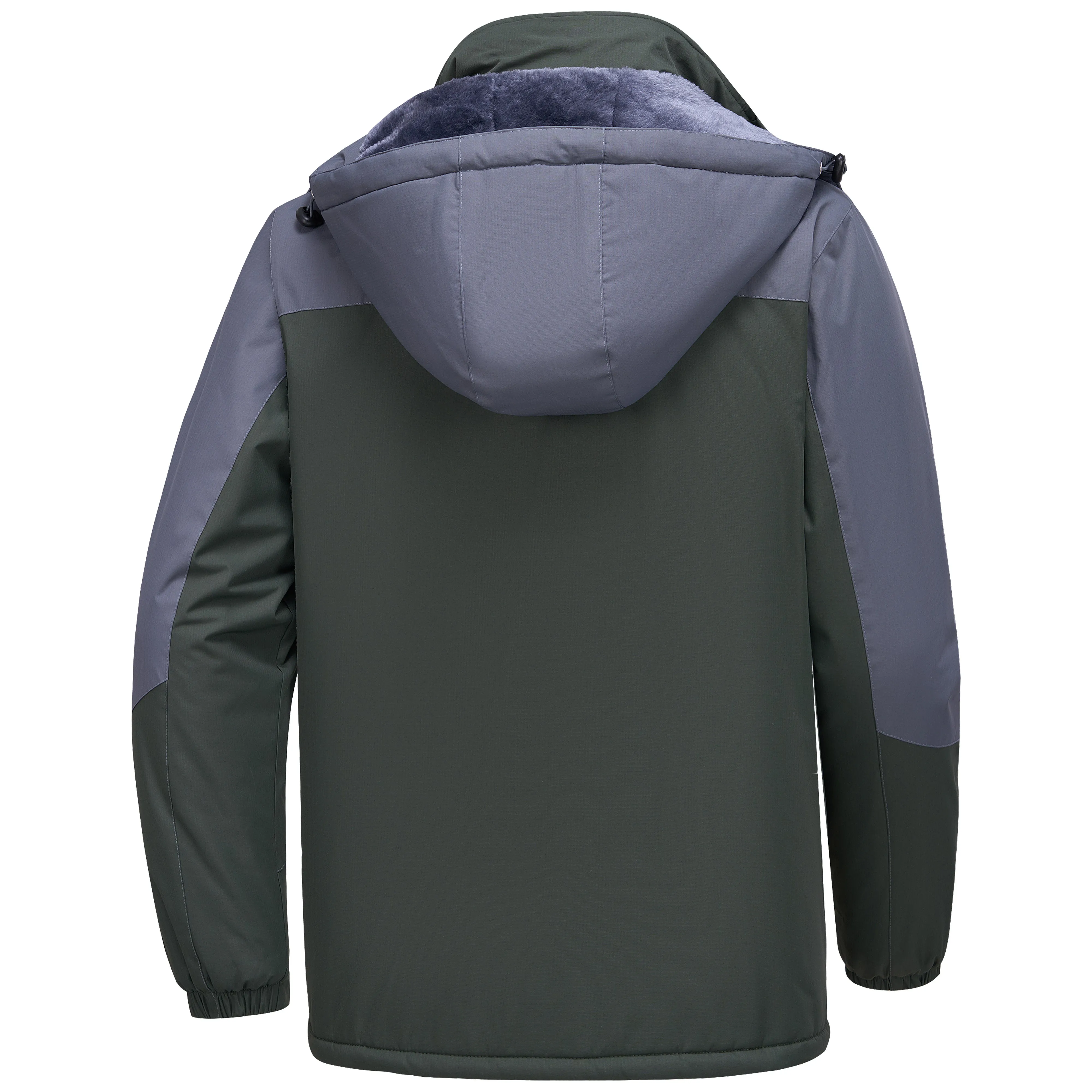 Men’s Fleece Lined Winter Coat - Black