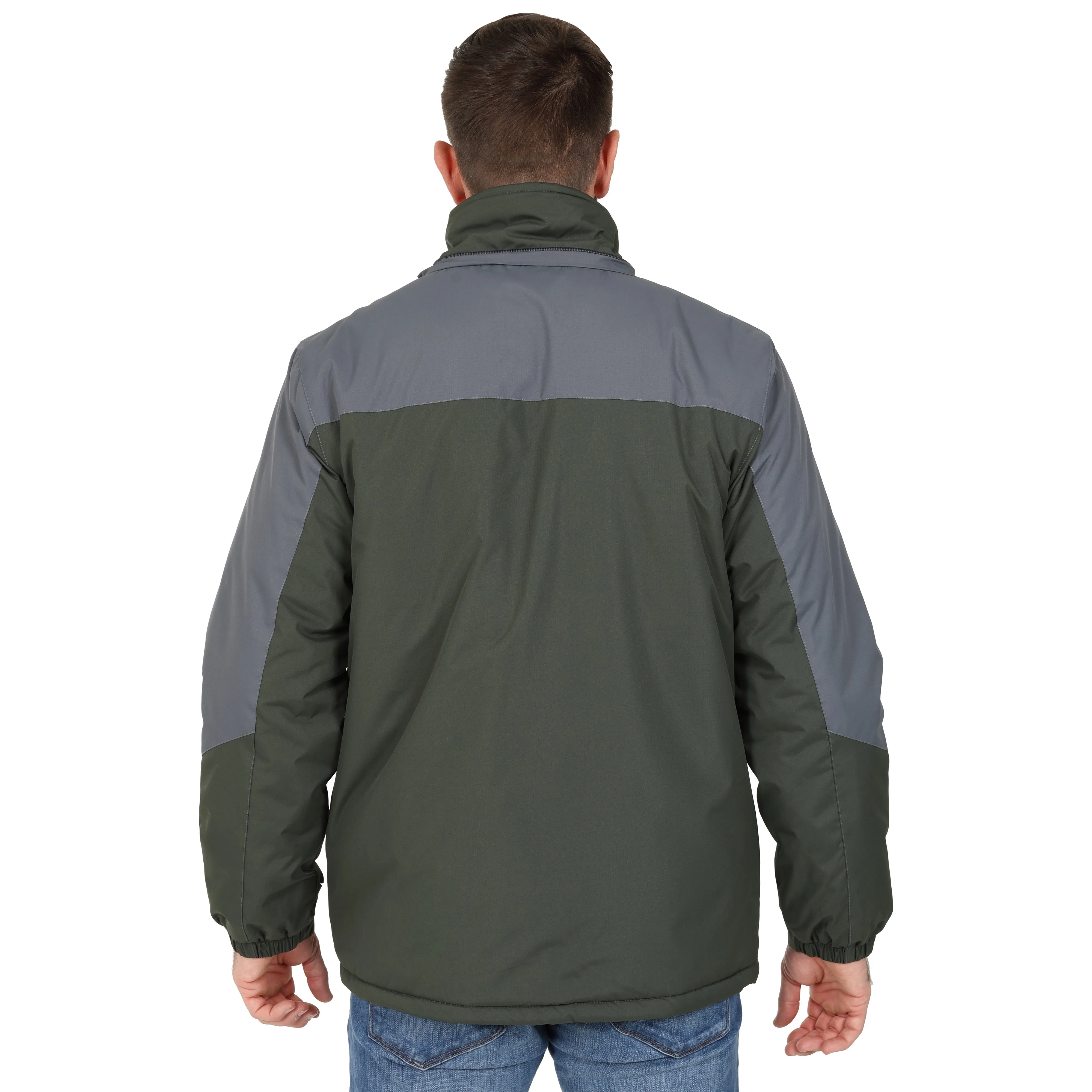 Men’s Fleece Lined Winter Coat - Black
