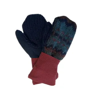 Men's Mittens Blue & Red | 315
