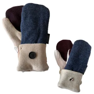 Mommy & Me Mittens - Denim & Pale Pink - 626