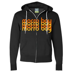 Morro Bay Sunset Stack Zip-Up Hoodie