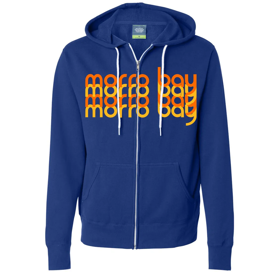 Morro Bay Sunset Stack Zip-Up Hoodie