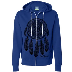 Native American Dreamcatcher Free Spirit Black Zip-Up Hoodie