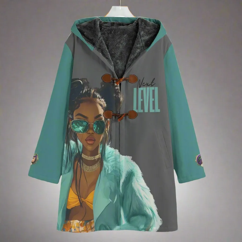 Next Level Button Fleece Blanket Coat