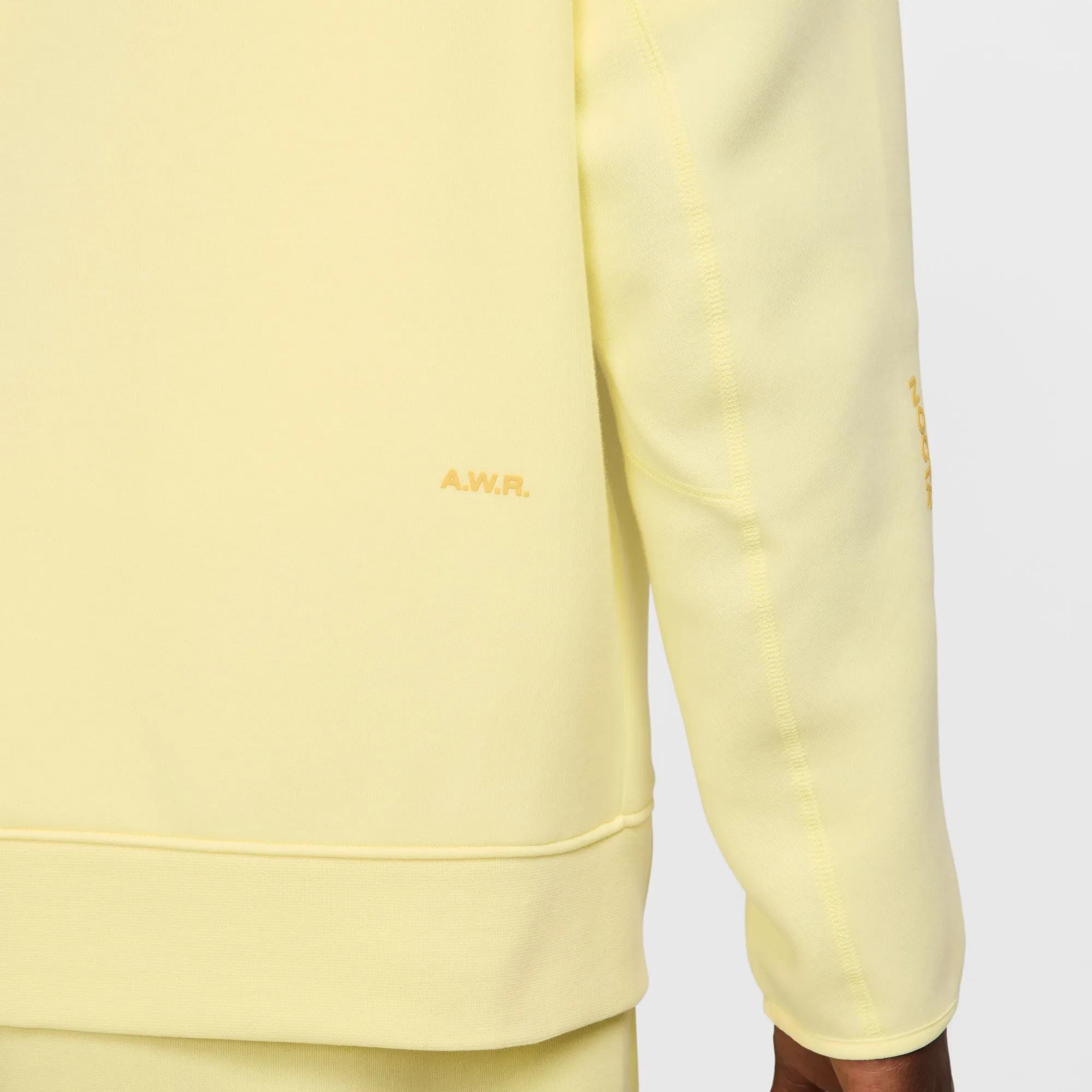 NOCTA Tech Fleece Zip-Up Hoodie 'Citron Yellow'