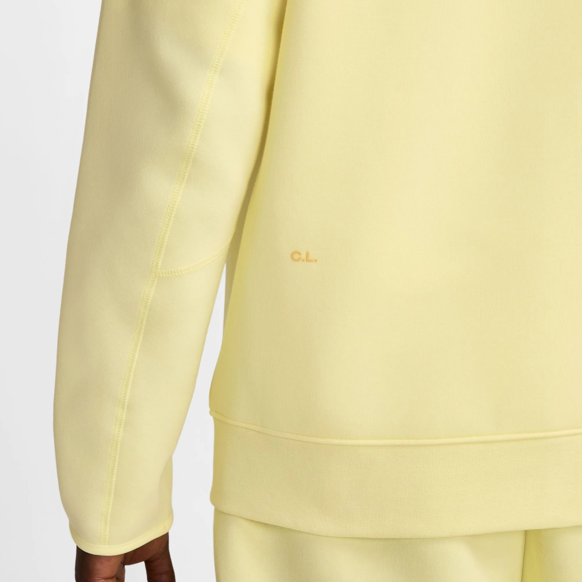 NOCTA Tech Fleece Zip-Up Hoodie 'Citron Yellow'