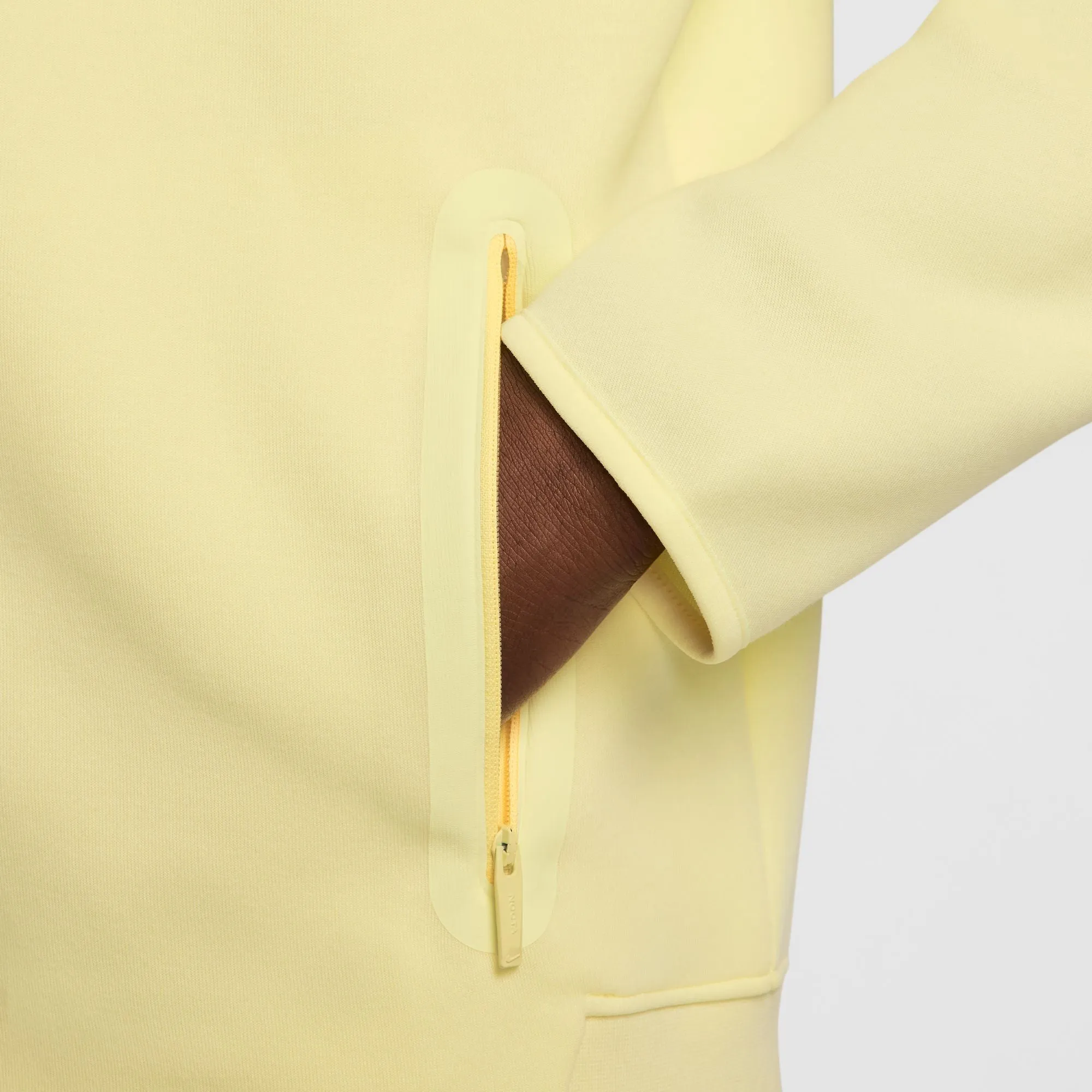 NOCTA Tech Fleece Zip-Up Hoodie 'Citron Yellow'