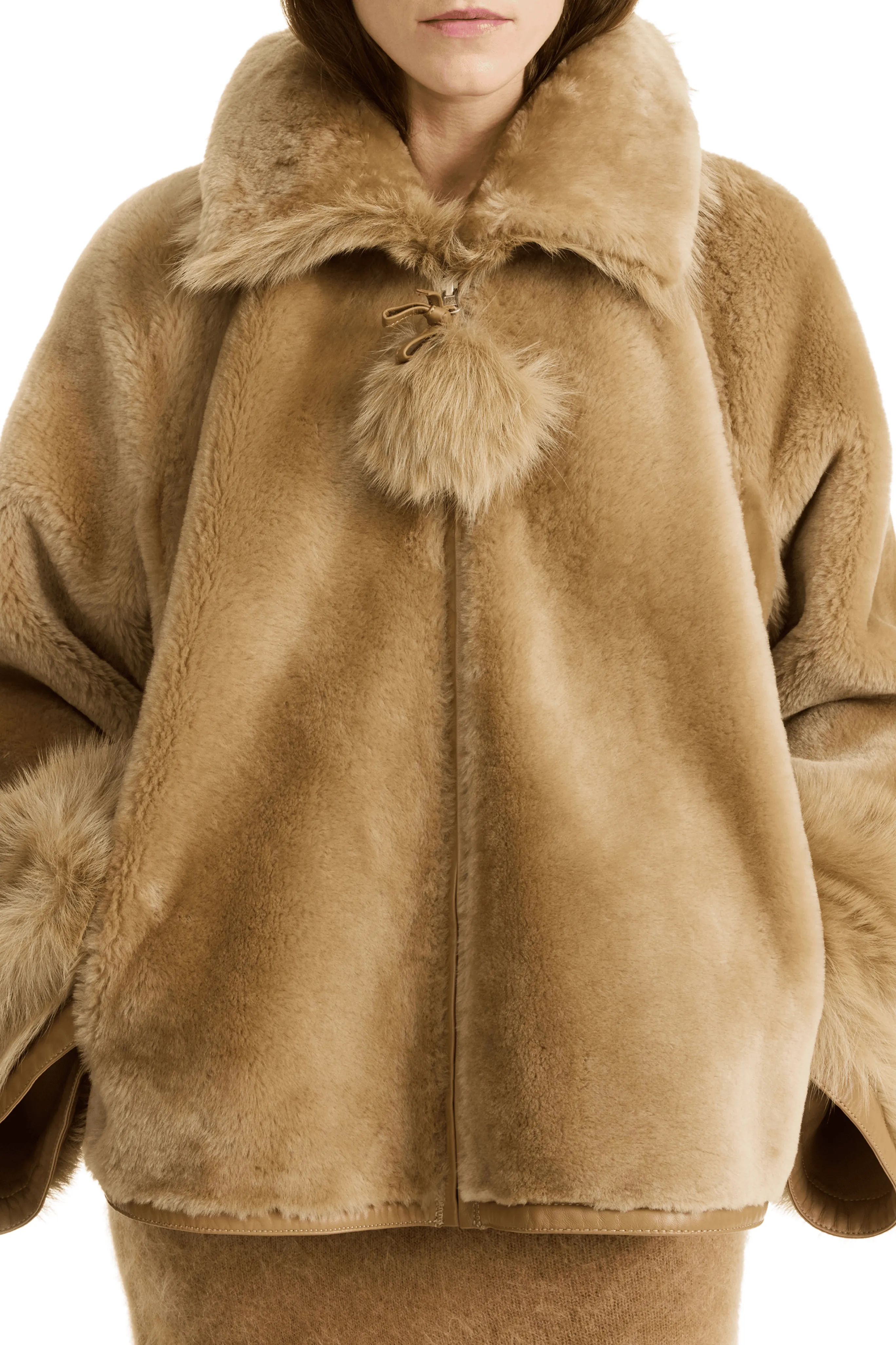 Odellies Reversible Shearling Jacket