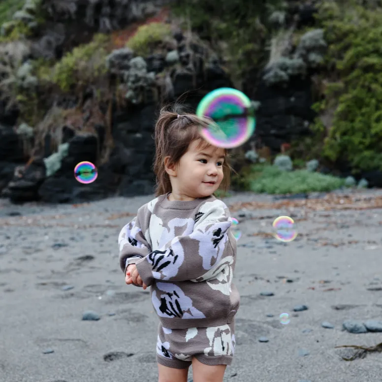Organic Abstract Rosie Sweater