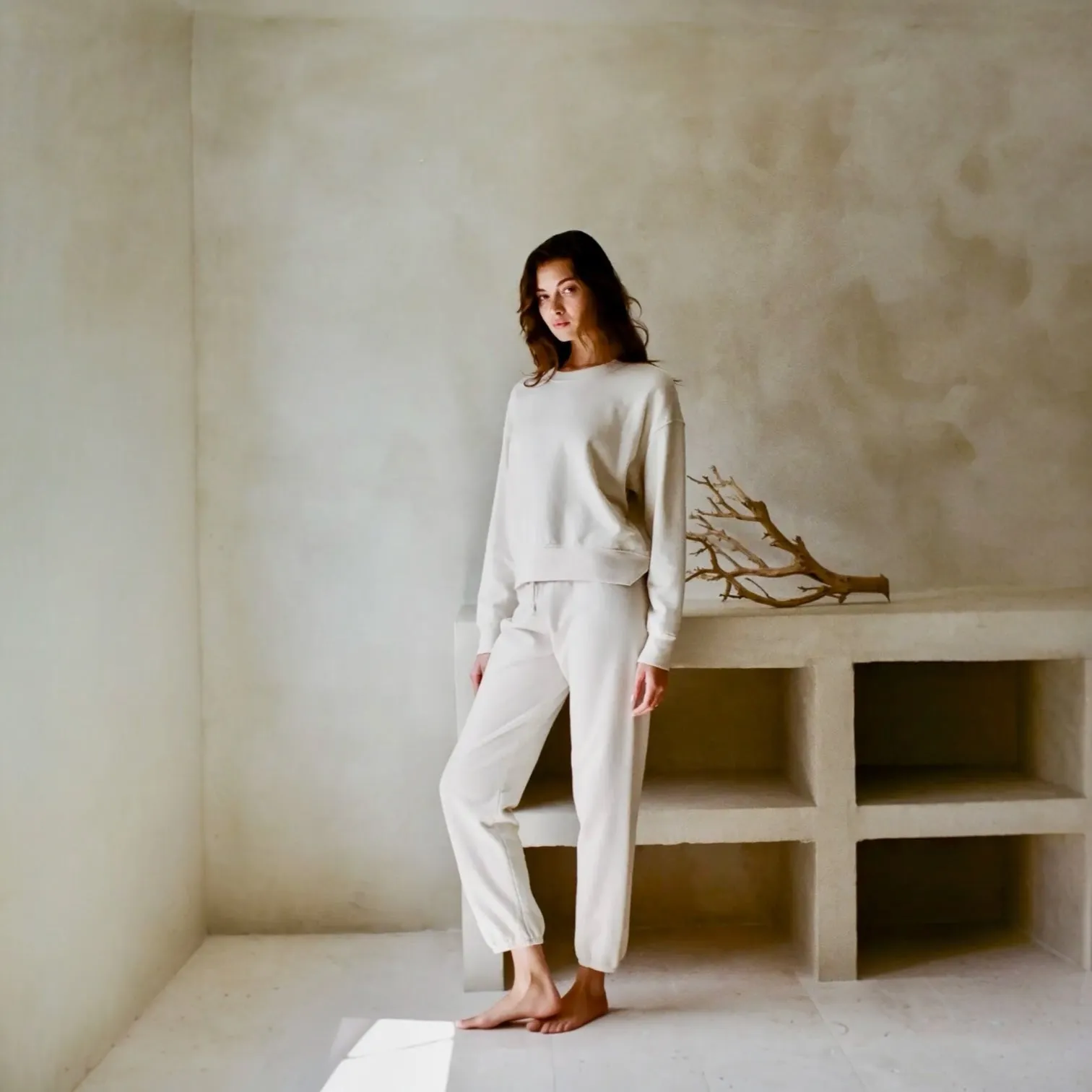 Organic Cotton Washed Pullover