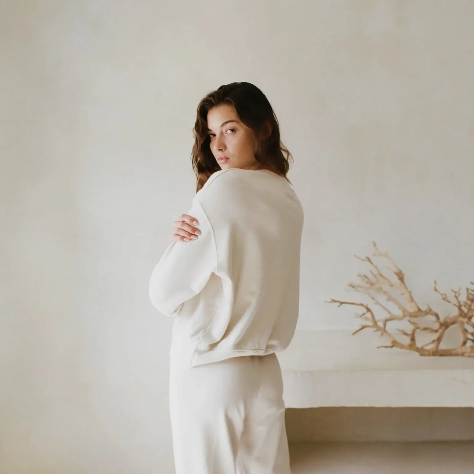 Organic Cotton Washed Pullover