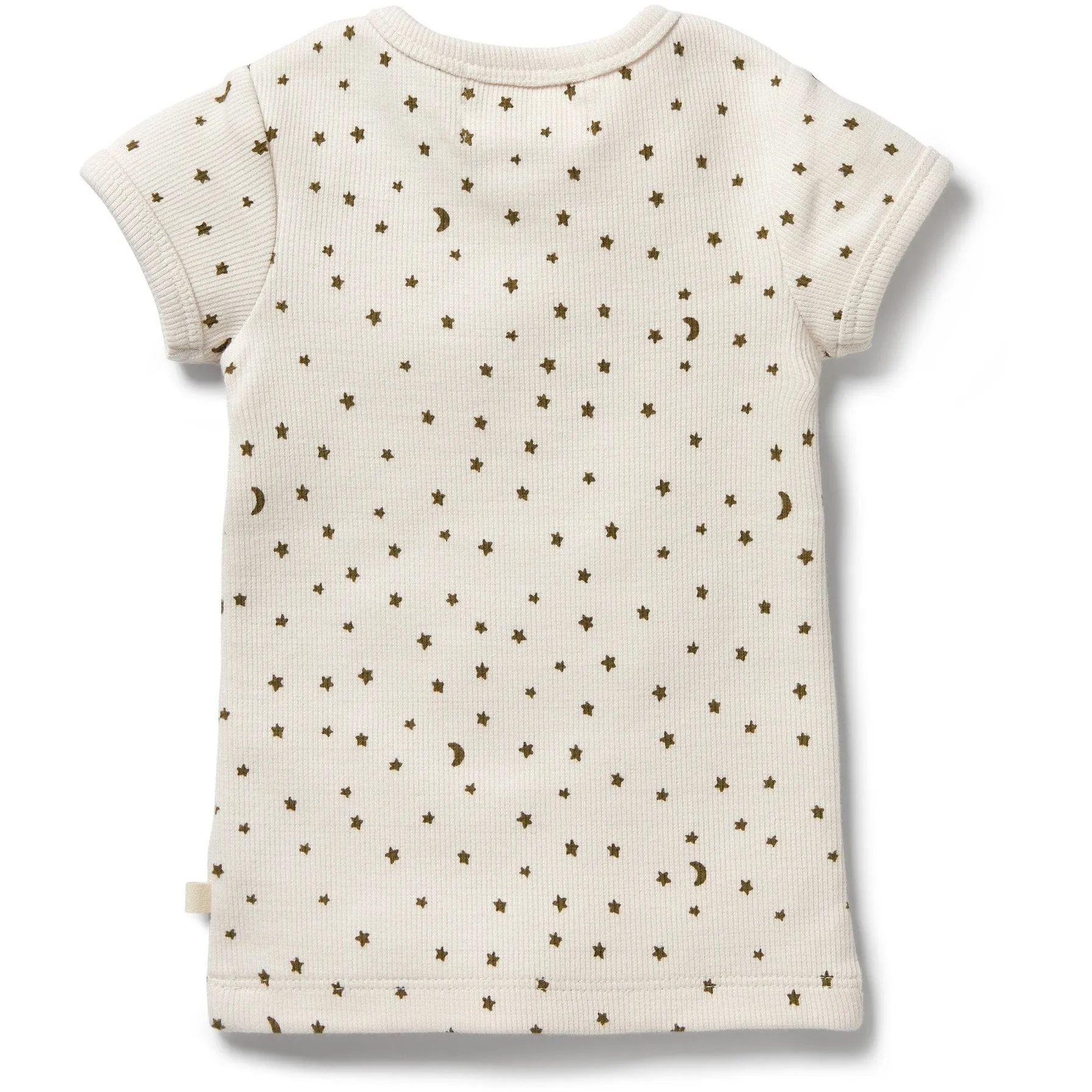 Organic Rib Henley Tee- Chasing the Moon