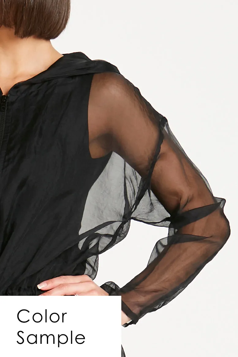 Organza Trench Coat