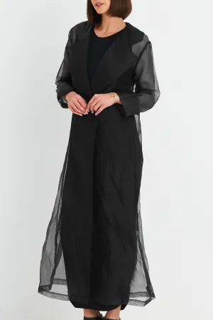 Organza Trench Coat