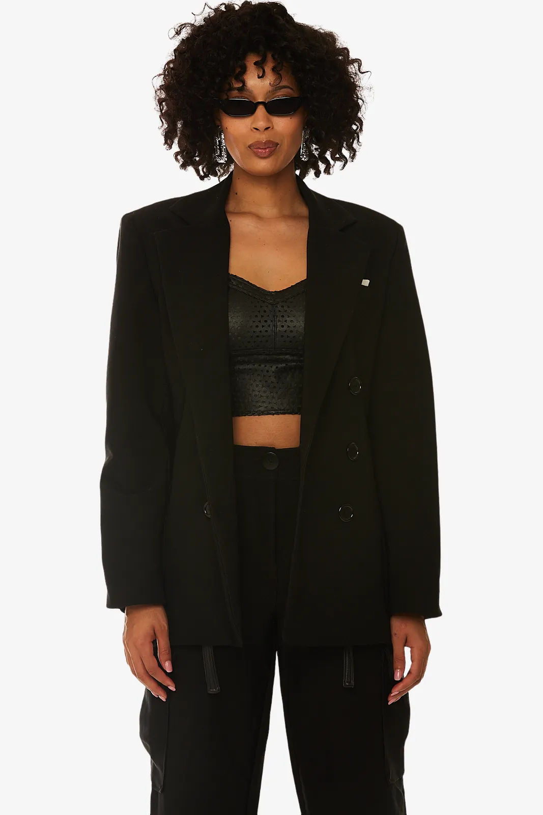 Oversized blazer in Black