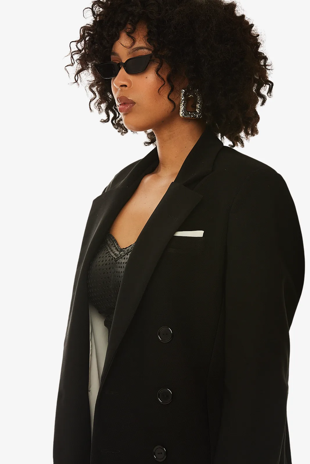 Oversized blazer in Black