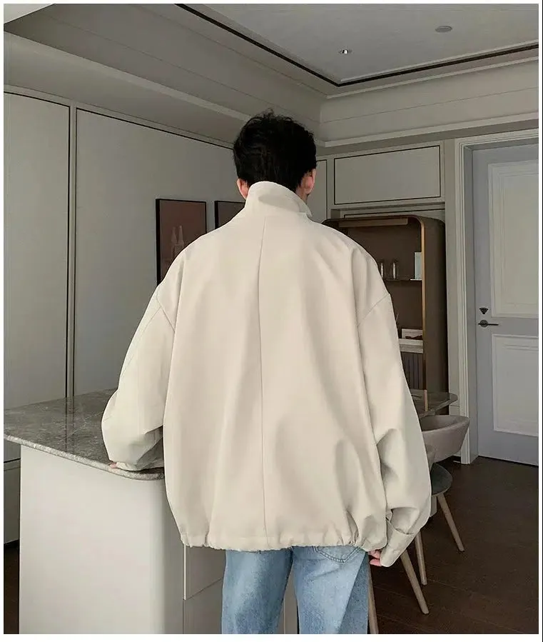 Oversized Multi-Pocket Zipped Outdoor Jacket