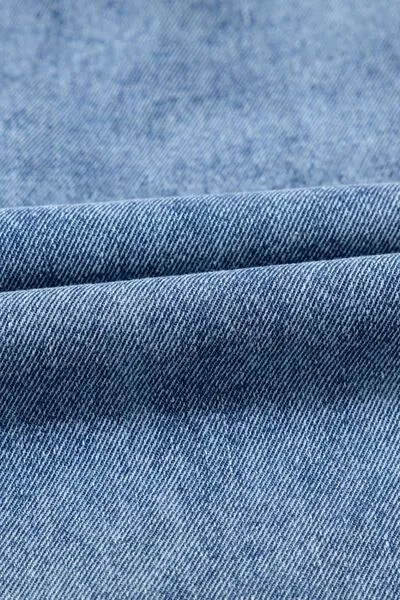 Patched Pocket Denim Mini Dress