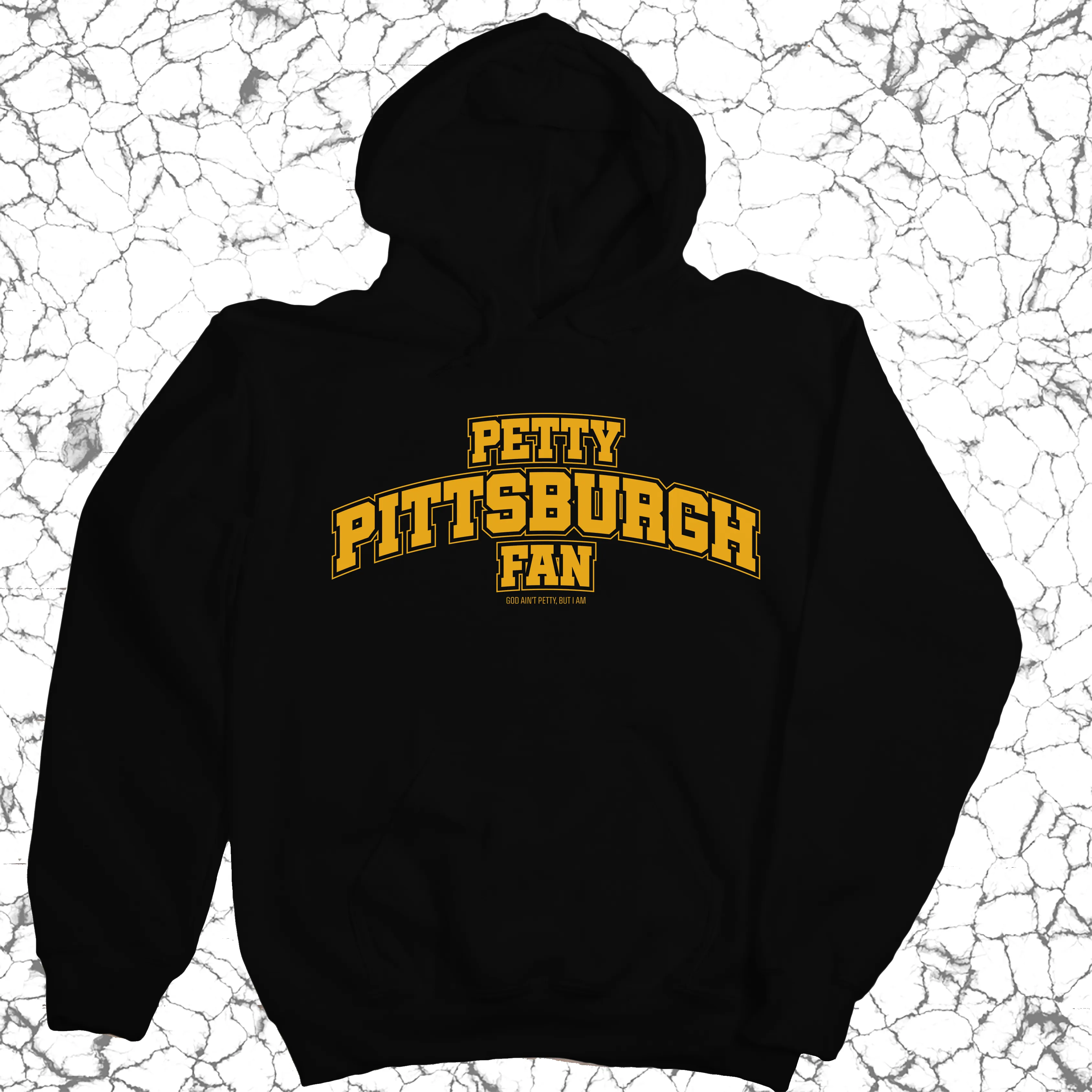 Petty Pittsburgh Fan Unisex Hoodie (Black/Gold)