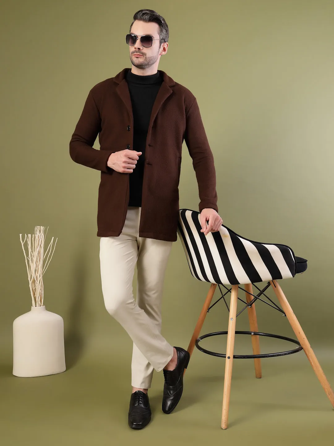 Polar Fleece Lapel Coat