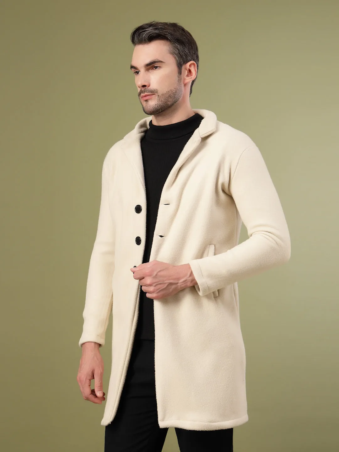 Polar Fleece Lapel Coat