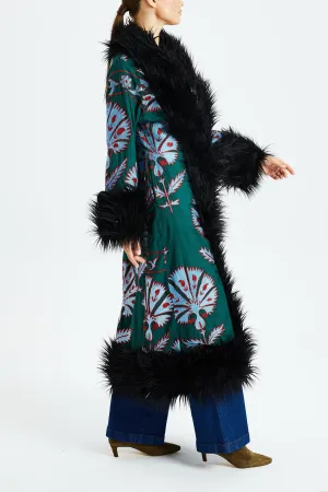 Pomegranate Delight Suzani Kis Coat