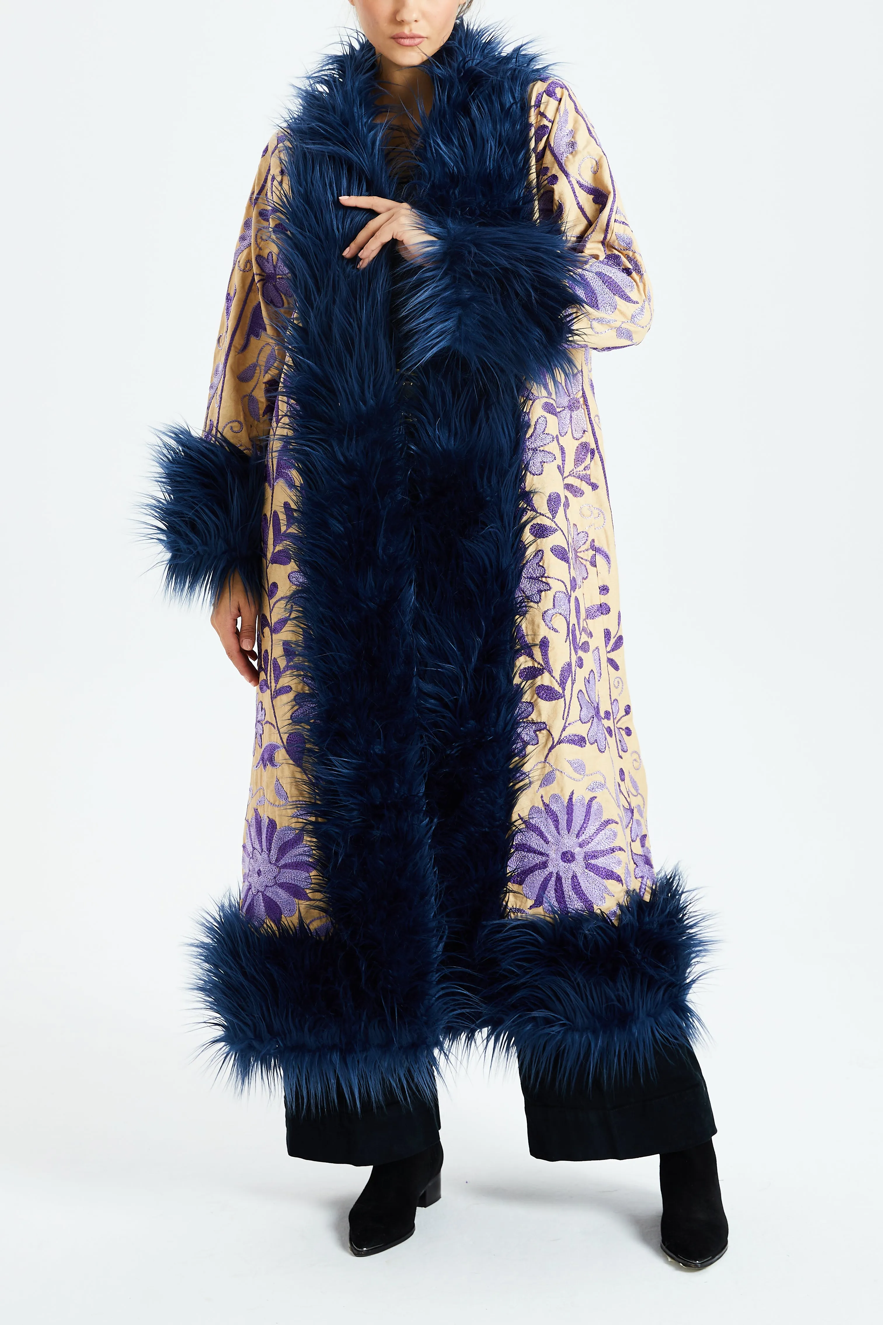 Pomegranate Zest Suzani Kis Coat