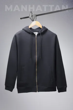 Premium Hoodies Zipper Unisex Black