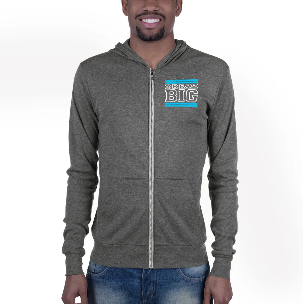 Printed Unisex Zip Hoodie