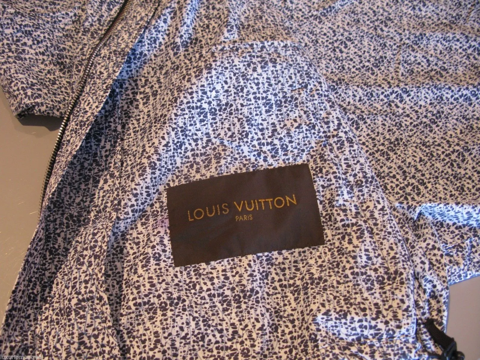 Printed Windbreaker Jacket