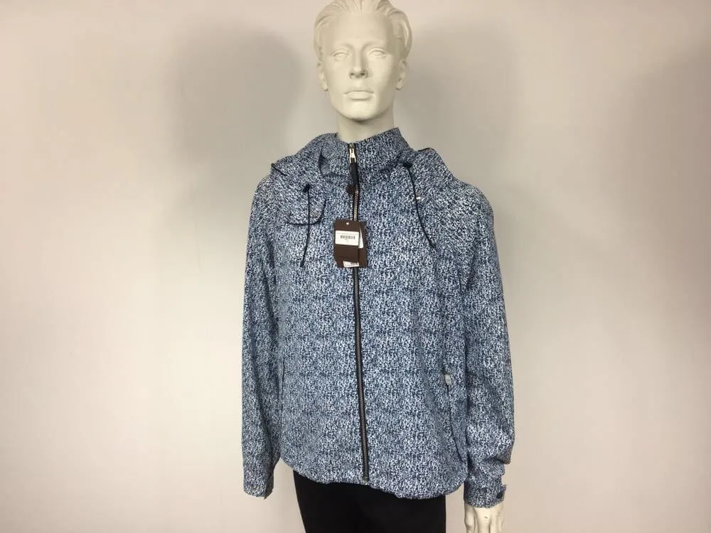 Printed Windbreaker Jacket