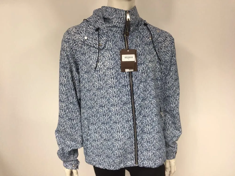 Printed Windbreaker Jacket