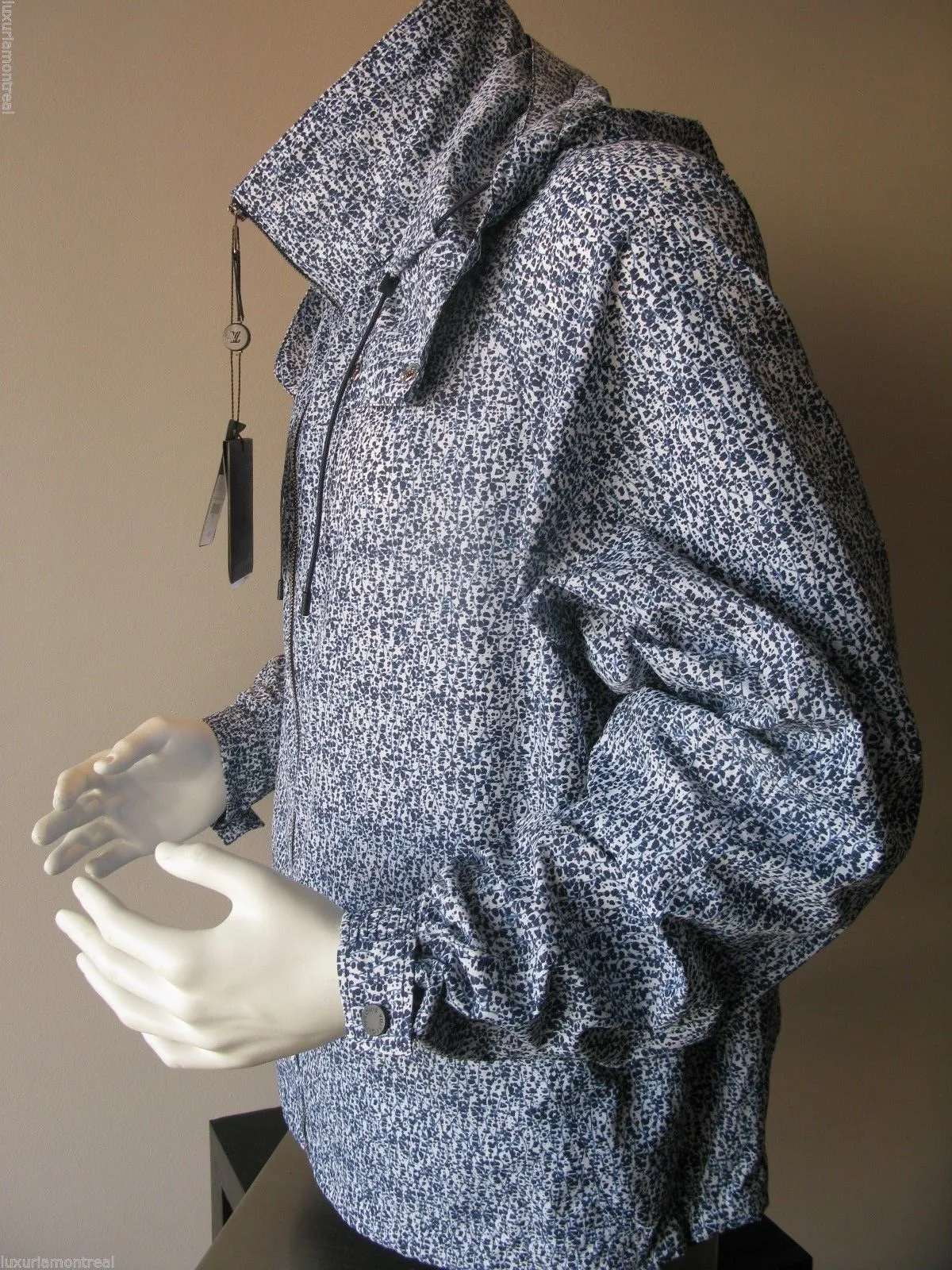 Printed Windbreaker Jacket