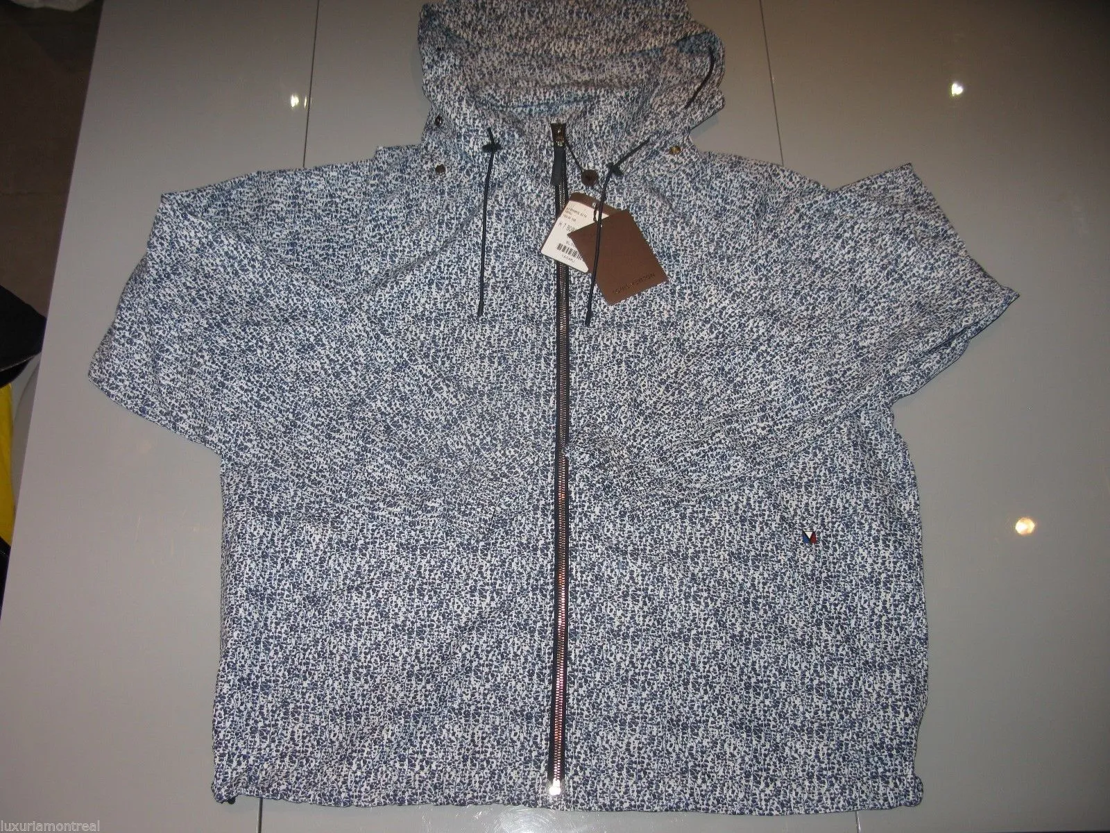 Printed Windbreaker Jacket