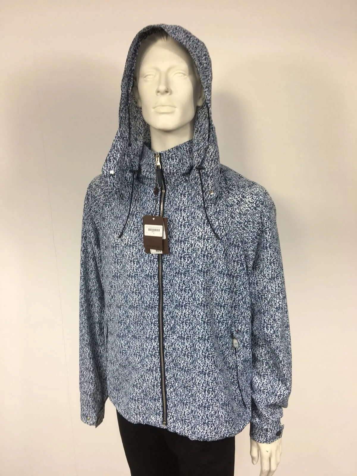 Printed Windbreaker Jacket