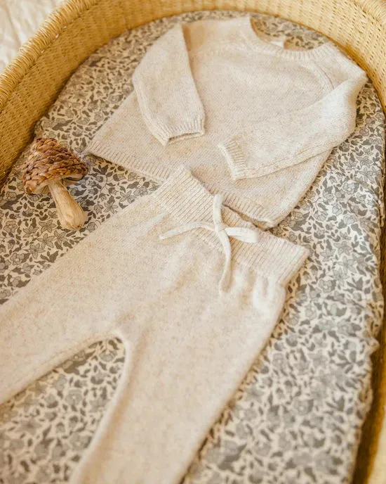 Quincy Mae - Knit Sweater - Speckled Natural