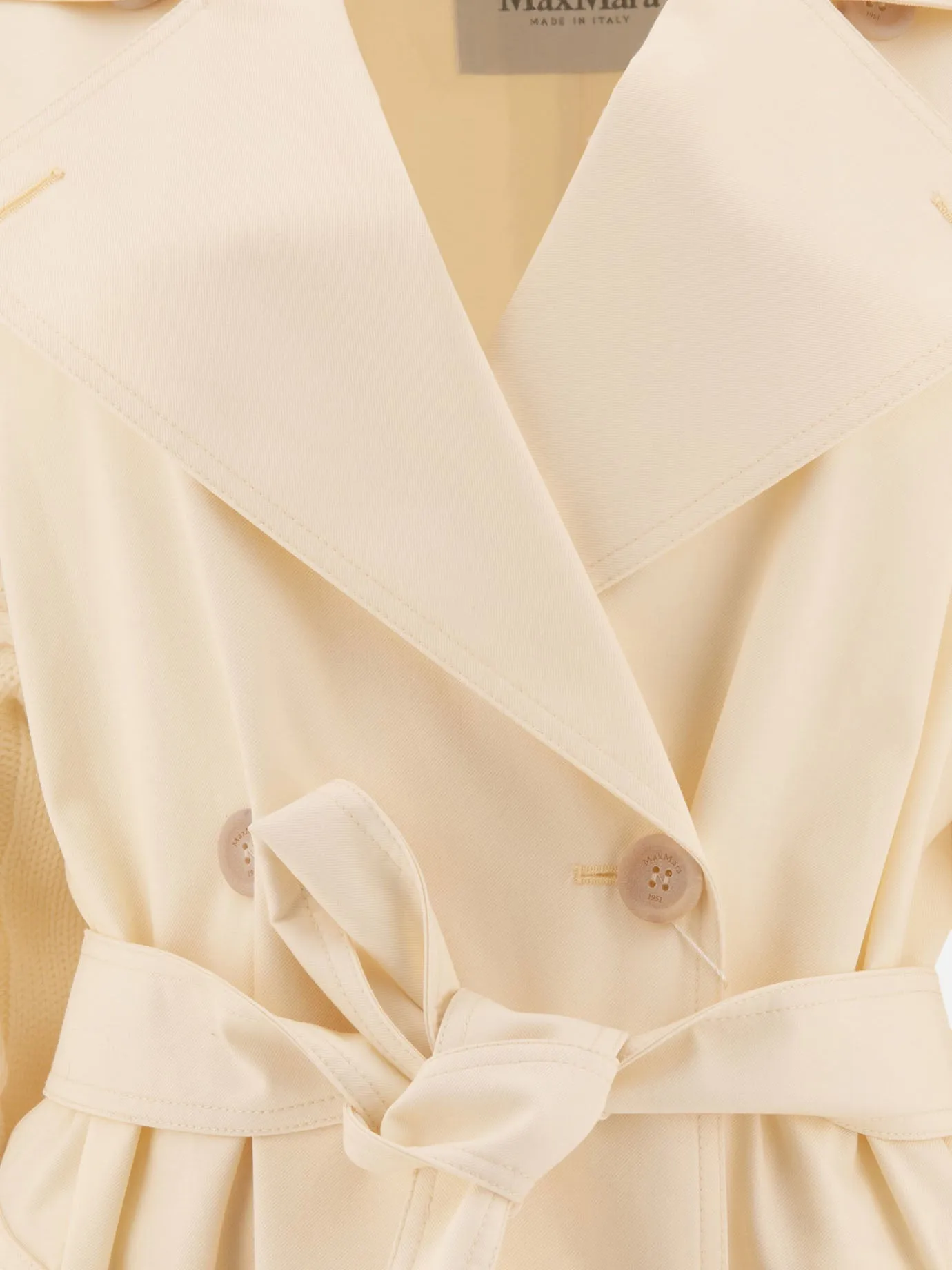 "Cicladi" Drip-proof gabardine trench coat