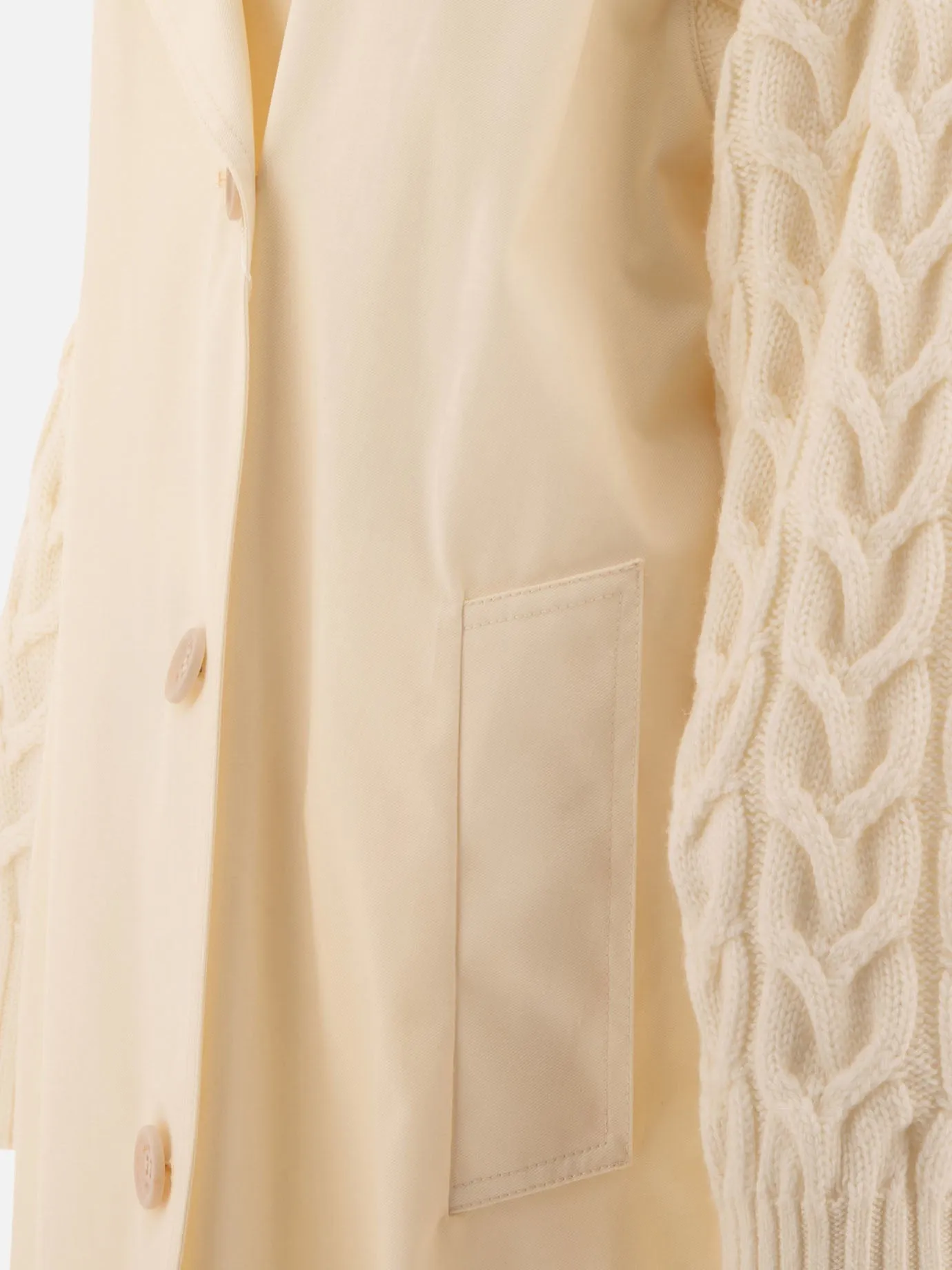 "Cicladi" Drip-proof gabardine trench coat