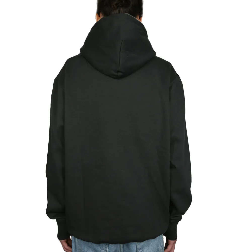 Revert 95 Checkerboard Box Logo Hoodie Ash Black