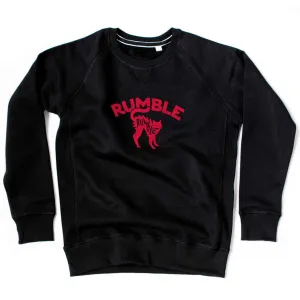 Rumble Red Cat Black Sweatshirt